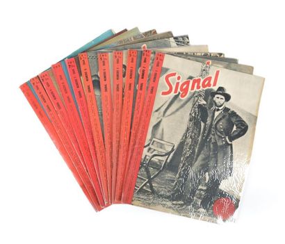 null [REVUE SIGNAL]

Lot comprenant onze revues - Année 1944

- N°1 - Signal - Numéro...