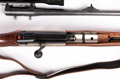 null Carabine de chasse à verrou Blaser R93 modèle Luxe, boitier orné de sangliers,...