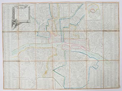 null Nouveau Plan routier de la ville et faubourgs de Paris 

Gravures assemblées...