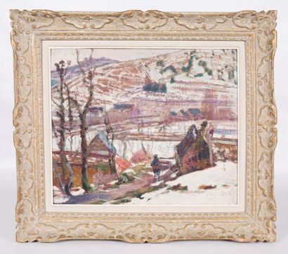 null CHARRETON Victor (1864-1936)

Paysage sous la neige animé

Huile sur carton

Signée...