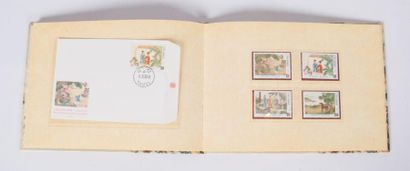 null Album de timbres "Chinese classical poetry postage stamps pictorial" - August...