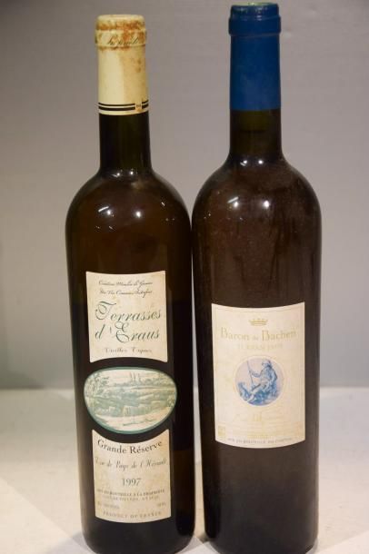 null Lot de 2 blles de vin blanc comprenant :		

1 Blle	VDP de l'HERAULT "Terrases...