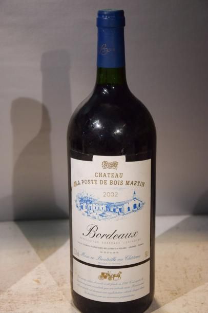 null 1 Mag	CH. LA POSTE DE BOIS MARTIN	Bordeaux	2002

	Et. légèrement tachée.N :...