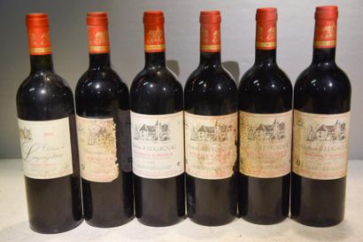 null 6 Blles	CH. DE LUGAGNAC	Bordeaux Sup.	

	1 blle de 2003, 5 blles de 1998.		

	Et....