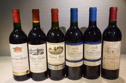 null Lot de 6 blles comprenant :		

1 Blle	CH. BRANAS GRAND POUJEAUX	Moulis	1997

1...