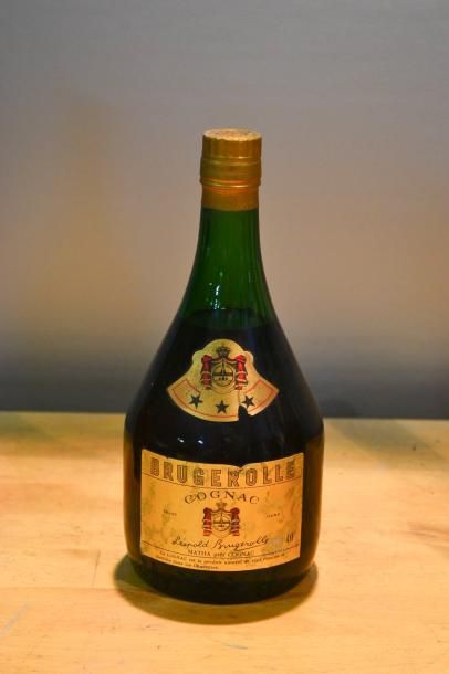 null 1 Blle	COGNAC *** BRUGEROLLE - 70 cl - 40°		

	Et. légèrement usée. N : 5 c...