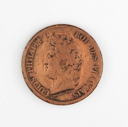 null LOUIS-PHILIPPE (1830-1848)
Dix centimes Colonies françaises. 
Louis Philippe...