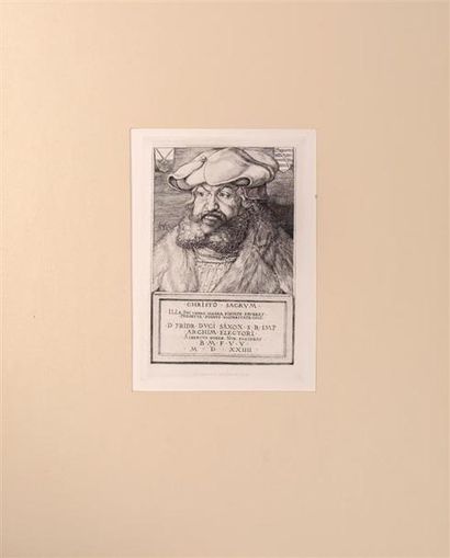 null DURER Albrecht (1471-1528), d'après - DURANT Amand (imprimeur)
Frédéric Le Sage...