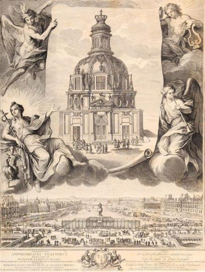 null DIEU Antoine (1662 - 1727) dessinateur - SIMONNEAU Charles Louis (1645 - 1728),...