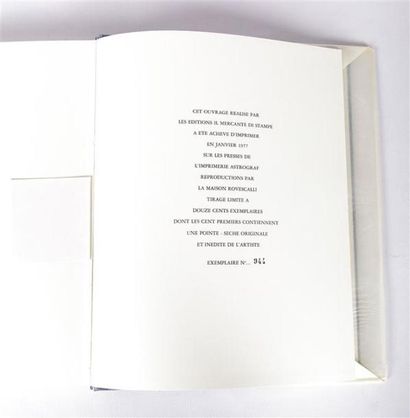 null TABANELLI M.R. - Edgar Chahine, catalogue de l'oeuvre gravée - Milan Il Mercante...