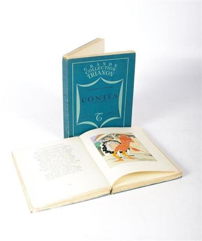 null DE LA FONTAINE Jean - Contes - Paris Edition du Trianon 1930 - deux volumes...