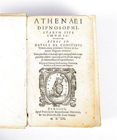 null [ATHENEE DE NAUCRATIS - NATALE CONTI] 
ATHENAEI - Athenaei dipnosophistarum...