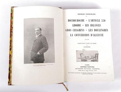 null COURTELINE Georges -Boubouroche - L'article 330 - Lidoire - Les Balances - Gros...