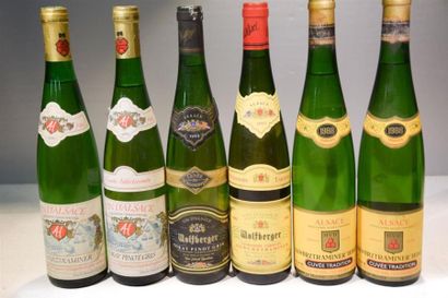 null Lot de 6 blles de vin d'Alsace comprenant :		
1 Blle	GEWURZTRAMINER mise A....