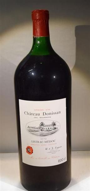 null 1 Imp.	CH. DONISSAN	Listrac CB	1979
6 L	Et. excellente. N : tout en haut épaule....