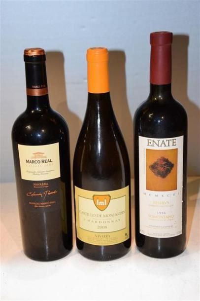 null Lot de 3 blles de Vin d'Espagne comprenant :		
1 Blle	NAVARRA mise Bodegas Marco...