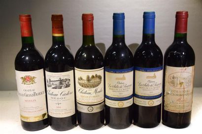 null Lot de 6 blles comprenant :		
1 Blle	CH. BRANAS GRAND POUJEAUX	Moulis	1997
1...