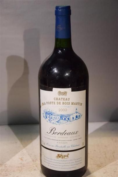 null 1 Mag	CH. LA POSTE DE BOIS MARTIN	Bordeaux	2002
	Et. légèrement tachée.N : bas...