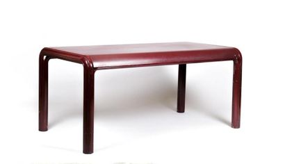 null AULENTI Gae (1927-2012), d'après
Table de forme rectangulaire en aluminium laqué...