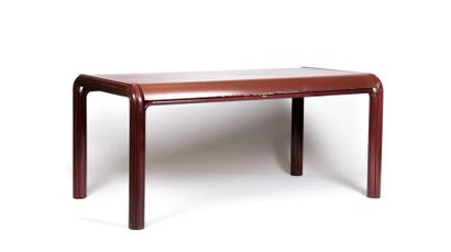 null AULENTI Gae (1927-2012), d'après
Table de forme rectangulaire en aluminium laqué...
