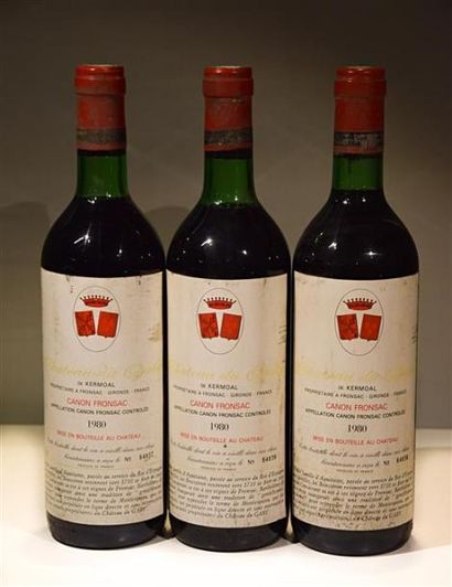 null 3 Blles	CH. DU GABY	Canon Fronsac	1980

	Et. un peu fanées et un peu tachées....