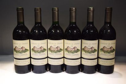 null 6 Blles	CH. LA FRANCE	Bordeaux Sup.	1990

	Présentation et niveau impeccabl...