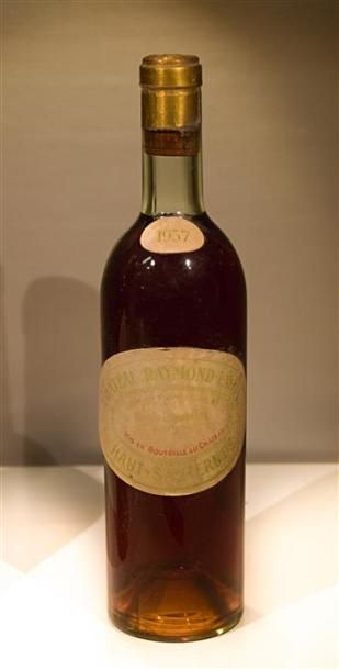 null 1 Blle	CH. RAYMOND LAFON	Haut Sauternes	1957

	Et. très fanée mais lisible....