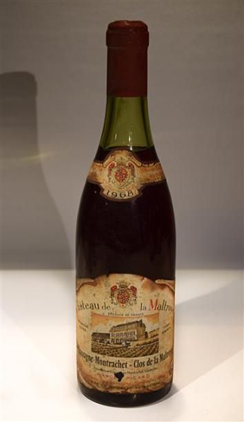 null 1 Blle	CHASSAGNE MONTRACHET "Clos de la Maltroye" mise Château 		1968

	de la...