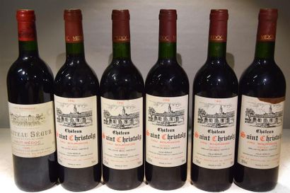 null Lot de 6 blles comprenant :		

5 Blles	CH. SAINT CHRISTOLY	Médoc CB	1996

1...