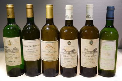 null Lot de 6 blles de vin blanc comprenant :		

1 Blle	CH. LAMOIGNON	Graves	1998

1...
