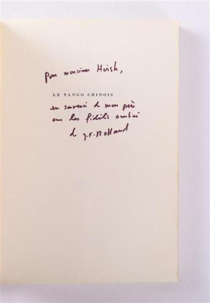 null Lot de deux ouvrages : 
- BAZIN Hervé - La tête contre les murs - Bernard Grasset,...