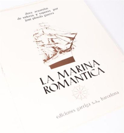 null PINEDA GUERRA José - La Marina Romantica doce acuarelas de veleros y vapores...