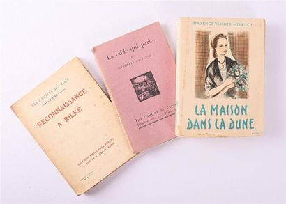 null Lot de trois ouvrages : 
- LAUZANNE Stéphane - La table qui parle - Les cahiers...