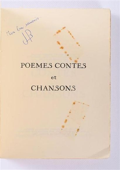null BIBEMUS Jean - Poémes contes et chansons - Promotion et Edition, 1969 - Exemplaire...