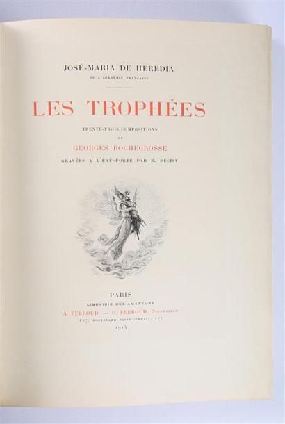 null HEREDIA José-Maria de - Les trophées - Paris A. Ferroud - F. Ferroud, successeurs...
