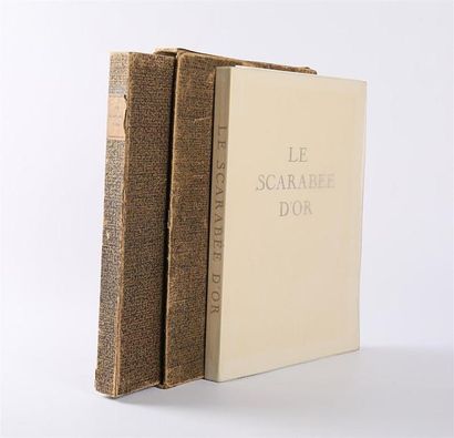 null POE Edgar - Le scarabée d'or - Paris Martin Kaelin 1929 - un volume in-4° en...