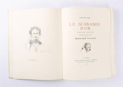 null POE Edgar - Le scarabée d'or - Paris Martin Kaelin 1929 - un volume in-4° en...