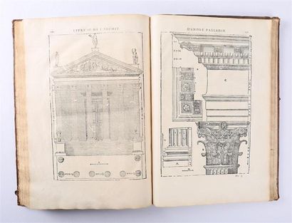 null [PALLADIO] - Les quatres livres de l'architecture d'andré Palladio mis en François...