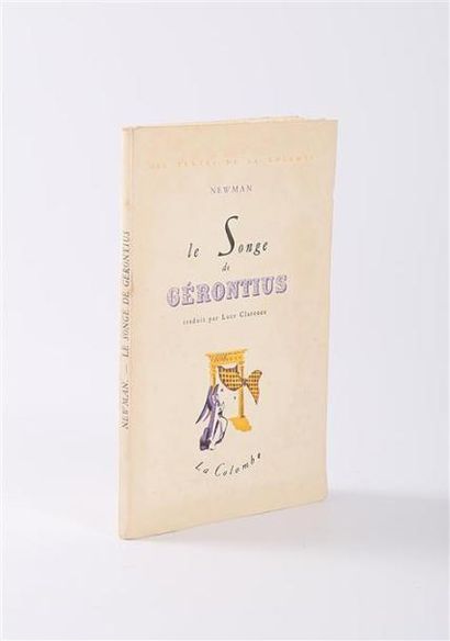 null NEWMAN - Le Songe de Gérontius traduit par Luce Clarence - Paris, La Colombe,...