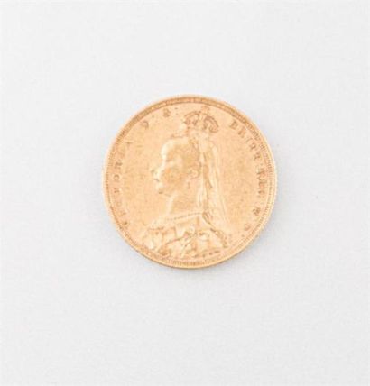 null Pièce en or Victoria 1890
Poids : 7,94 g