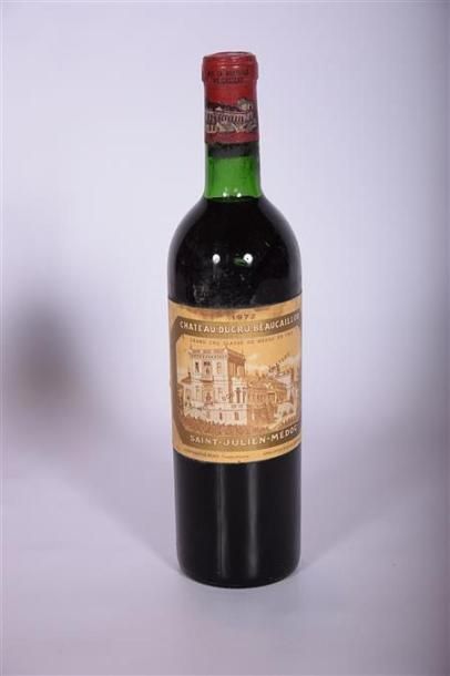 null 1 Blle	CH. DUCRU BEAUCAILLOU	St Julien GCC	1972
	Et. fanée et un peu tachée....