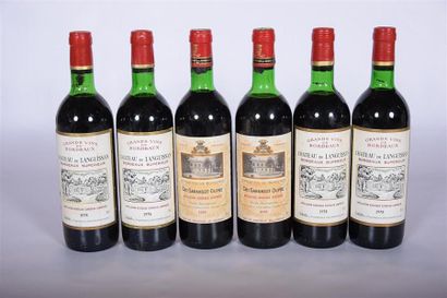 null Lot de 6 blles comprenant :		
2 Blles	CH. SARANSOT-DUPRÉ	Bordeaux	1979
4 Blles	CH....