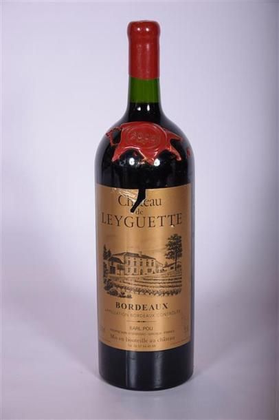 null 1 Mag	CH. DE LEYGUETTE	Bordeaux	2005
	Et. un peu tachée (1 petite déchirure)....