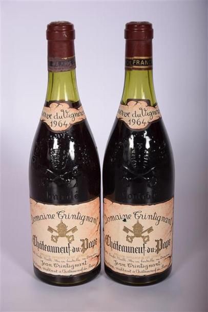 null 2 Blles	CHÂTEAUNEUF DU PAPE mise Domaine Trintignant		1964
	Réserve du Vigneron....