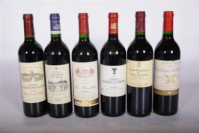 null Lot de 6 blles comprenant :		
1 Blle	CH. LA REINE PERGANSON	Haut Médoc	2008
1...