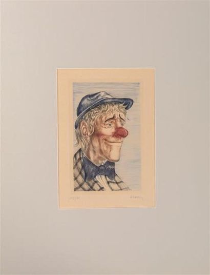 null DAUTRY Marc (1930-2008), d'après 
Clown
Gravure
Signée et datée 1973 dans la...