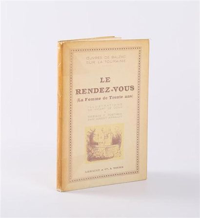null BALZAC Honoré de - Le rendez-vous - Tours Arrault et Cie 1946 - un volume in-8°...