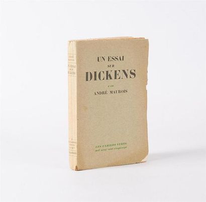 null MAUROIS André - Un essai sur Dickens - Paris Grasset 1927 - Collection " Les...