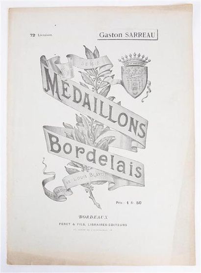 null BLAYOT Louis et FERET Edouard - Gaston Sarreau - Bordeaux Feret SD - Médaillons...