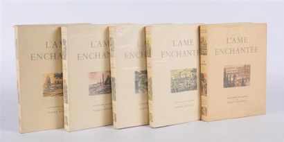 null ROLLAND Romain - L'âme enchantée - Paris Albert Guillot 1953-1954 - cinq volumes...